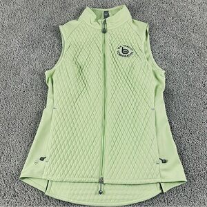 Peter Millar Vest Womens Small Fuse Elite Green Quilted Golf F66